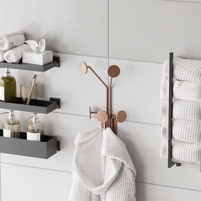 Wallity Giraffe-C Gancho de pared metálico en cobre